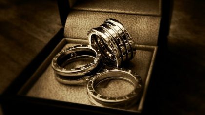 bvlgari silver rings