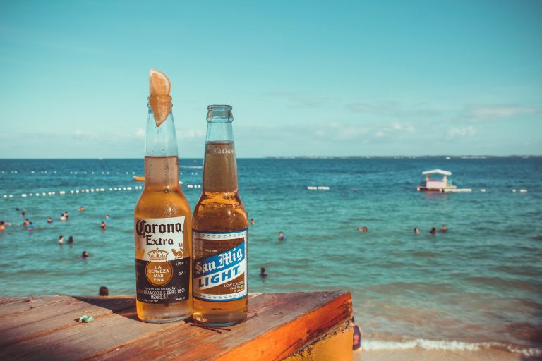 corona extra and san miguel beer