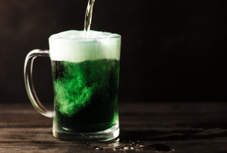 irish green beer