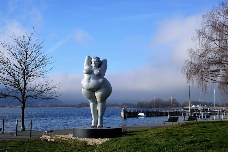 Lake Constance woman statue