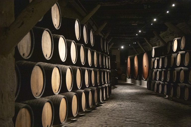 cava wine barrels