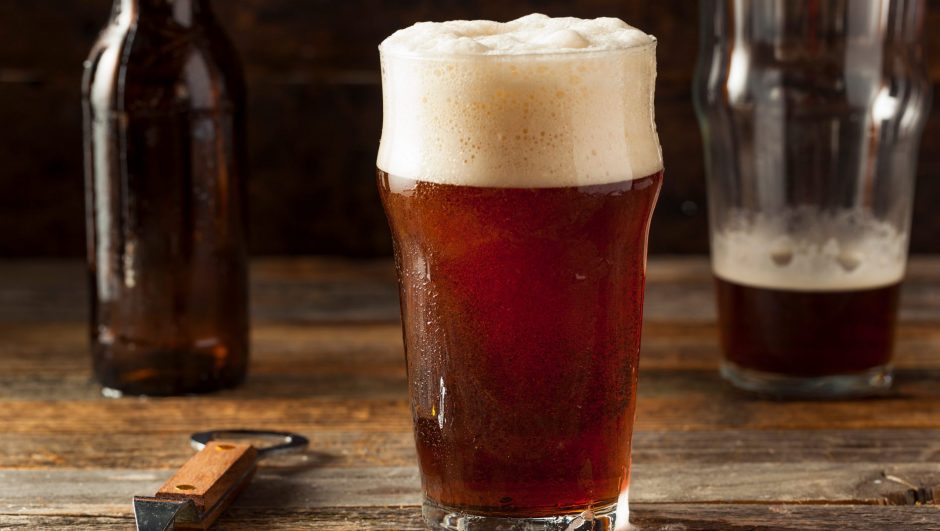 Refreshing Brown Ale Beer Ready to Drink