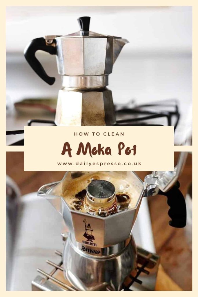 how to clean moka pot