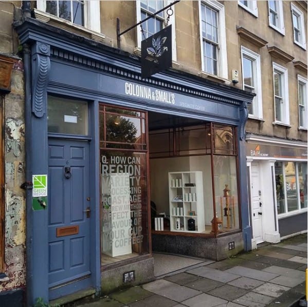 coffee shops in Bath - Colonna and Small’s Speciality Coffee