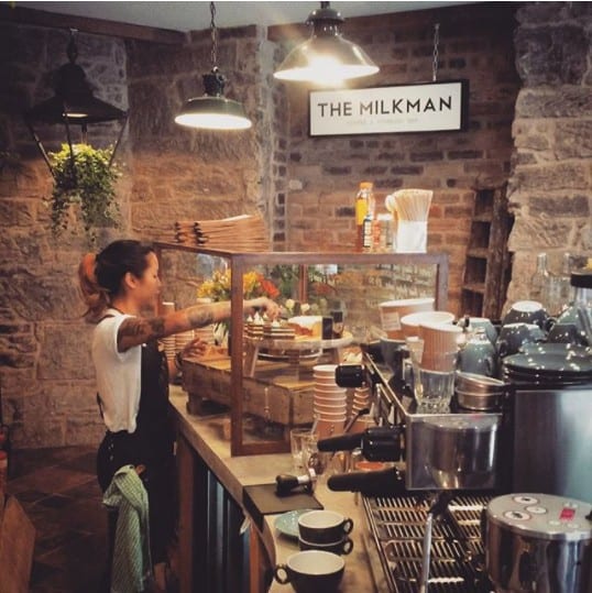 coffee shops in edinburgh - The Milkman